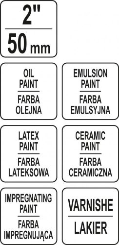 YATO ŠTETEC ANGLICKÝ PLOCHÝ 2K 2'' (YT-54542)