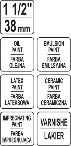 YATO ŠTETEC ANGLICKÝ PLOCHÝ WR 1,5'' (YT-54551)