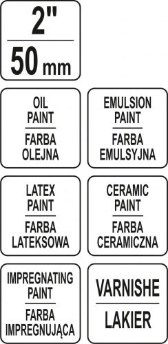 YATO ŠTETEC ANGLICKÝ PLOCHÝ WR 2'' (YT-54552)