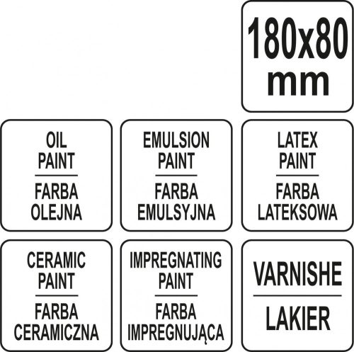 YATO Vonkajší štetec E80X180MM (YT-54651)