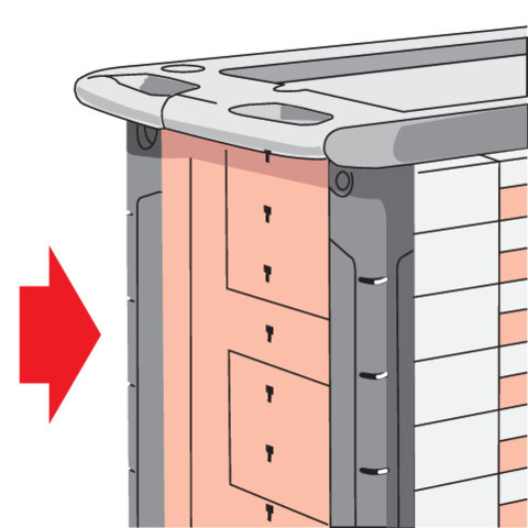 YATO Dielenský vozík s náradím 185 kusov (YT-55307)