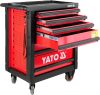 YATO Skrinka dielenská pojazdná s náradím (177ks) 6 zásuviek (YT-5530)