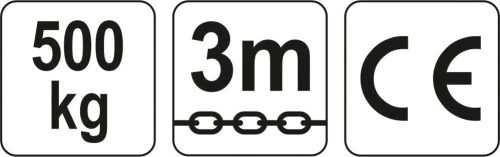 YATO Zdvihák reťazový 0,5t (YT-58950)