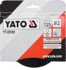 YATO Rotačný rašple uhlová 125 mm typ 2 (YT-59165)