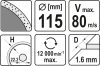 YATO DIAMANTOVÁ ČEPEL NA KERAMIKA 115MM (YT-59951)
