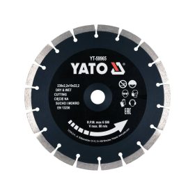   YATO DIAMANTOVÝ DISK 230MM SEGMENTOVANÝ NA BETÓN (YT-59965)