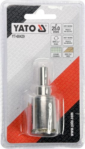 YATO DIAMANTOVÝ VRTÁK NA DLAŽDICE 25MM (YT-60429)