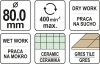 YATO Diamantový vrták do kameňa/keramiky/porcelánu 80mm 80MM (YT-60434)