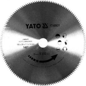 YATO Kotúč na rezanie panelov 185/140T 20MM (YT-60631)