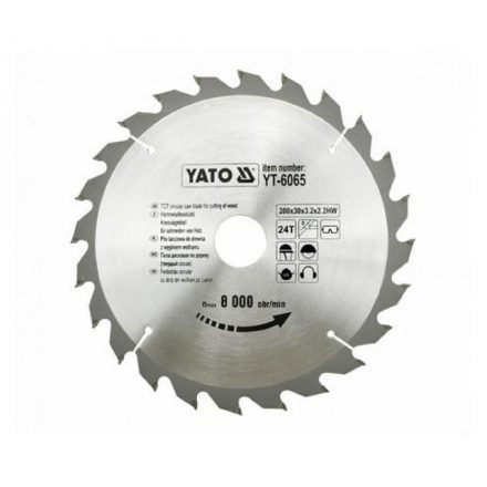 YATO Pílový kotúč na drevo 205x18x24z (YT-6066)