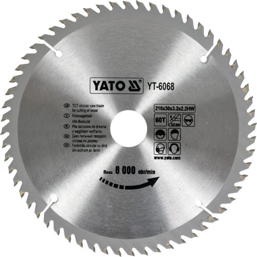 YATO Kotúč na drevo 210X60X30 MM (YT-6068)