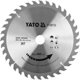YATO TCT KOTUČ NA DREVO 255X36TX30MM (YT-60732)