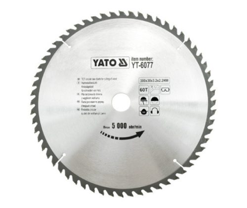 YATO TCT KOTUC NA DREVO 300X60TX30 MM (YT-6077)