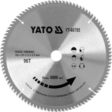YATO KOTUCOVA PILA NA DREVO 305X96TX30MM (YT-60785)