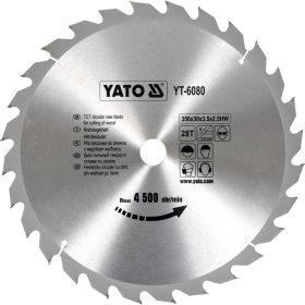 YATO TCT KOTUC NA DREVO 350X28TX30 MM (YT-6080)