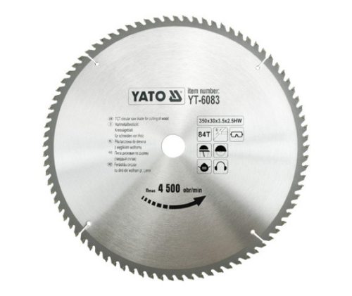 YATO Rezný kotúč NA DREVO 350X84TX30 MM (YT-6083)
