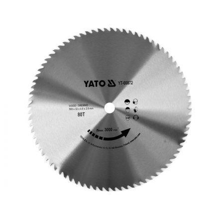 YATO ČEPEL NA DREVO 500X80TX32MM (YT-60872)