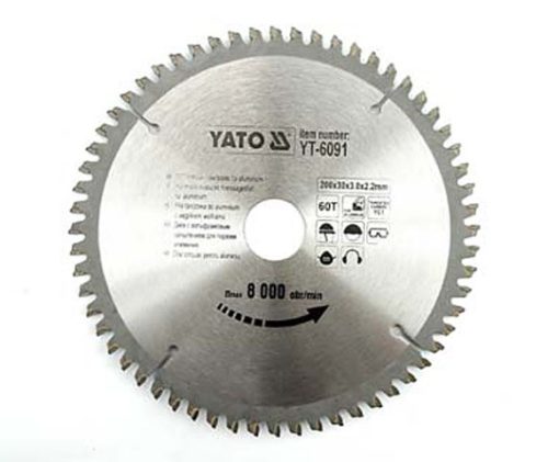 YATO Kotúč na hliník 200 x 30 mm 60Z (YT-6091)