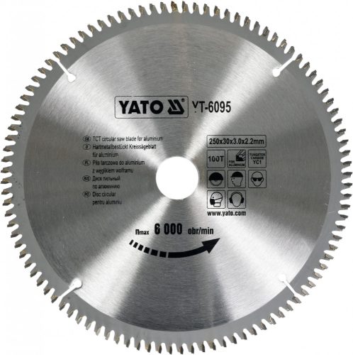 YATO Kotúč na hliník 250 x 30 mm 100z (YT-6095)