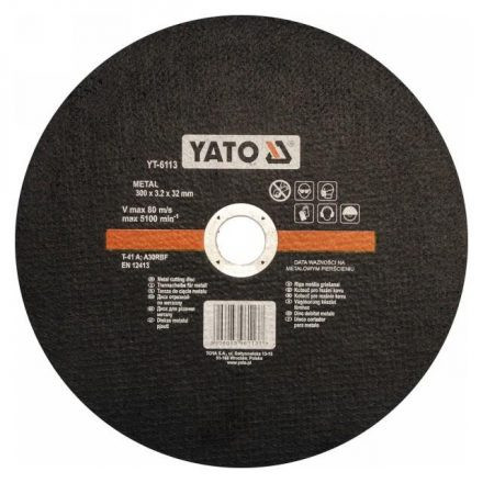 YATO KOVOVÝ REZNÝ KOTÚČ 300x3,2x32MM (YT-6113)