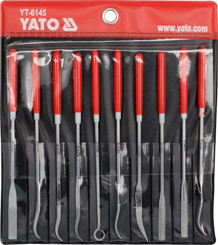 YATO Sada pilníkov ihlových diamantových 3 x 140 mm 10 ks 25 mm (YT-6145)