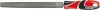 YATO Pilník zámočnícky polguľatý hrubý 250 mm (YT-6226)