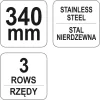 YATO Kefa drôtený ručné 340 mm (YT-6336)