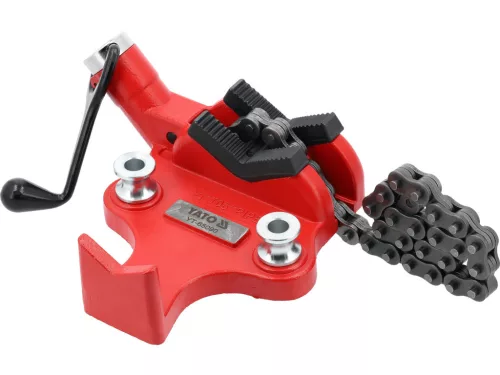 YATO Reťazový zverák na rúry 1/4” – 6”, liatinové telo, čeľuste CrV (YT-65090)