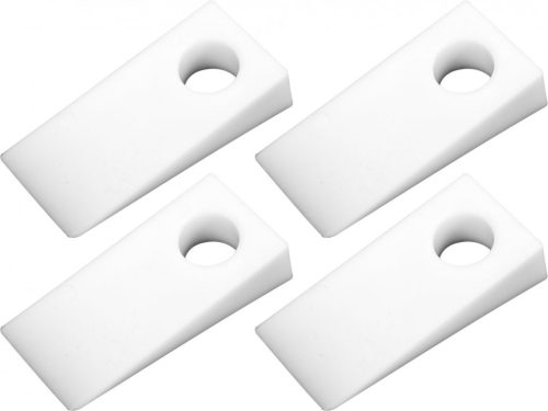 YATO Montážne kliny z tvrdého plastu 100x 50x 25 mm, s otvorom Ø= 25 mm 4 ks (YT-67370)
