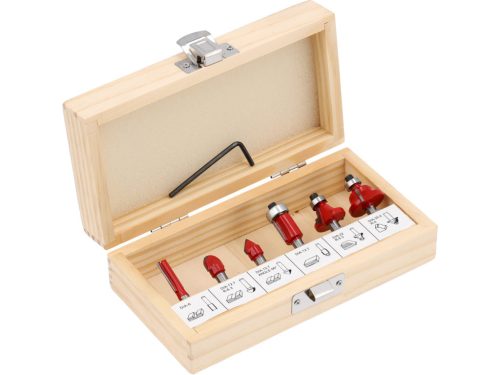 YATO SADA 6 DREVOOBRÁBACÍCH FRÉZOV DRŽIEK 6 MM (YT-68000)