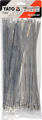 YATO NEREZOVÉ STE KABELOVÉ SPOJKY 4,6X250MM 100PC (YT-70562)