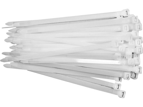 YATO KABELOVÉ SPOJKY 200x7,6MM 50KS /BIELA/ (YT-70630)