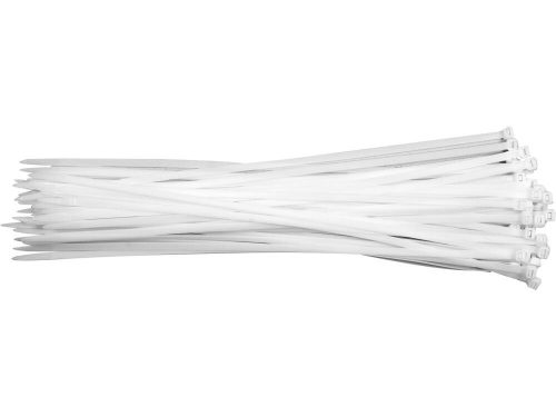 YATO KABELOVÉ SPOJKY 300x7,6MM 50KS /BIELA/ (YT-70631)