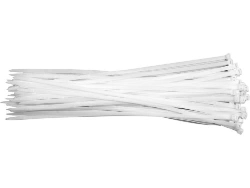 YATO KABELOVÉ SPOJKY 350x7,6MM 50KS /BIELA/ (YT-70632)
