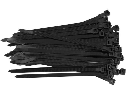 YATO KABELOVÉ SPOJKY 200x7,6MM 50KS /ČIERNA/ (YT-70650)