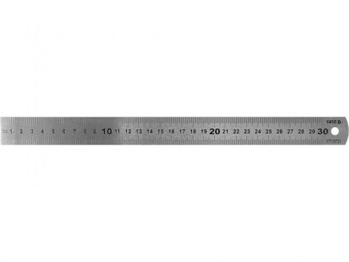 YATO Kovové pravítko 300 x 25 mm, nehrdzavejúca oceľ (YT-70721)
