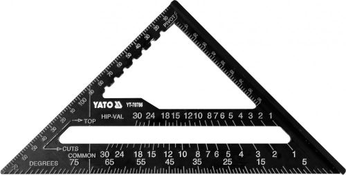 YATO stavebný trojuholník 180 mm, hliníková zliatina (YT-70786)