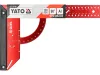 YATO Hliníkový uhlomer a pravítko 300 mm s funkciou merania uhlov (YT-70788)