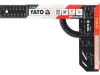 YATO Oceľový uholník s pravítkom 300 mm a zabudovanou vodováhou (YT-70789)