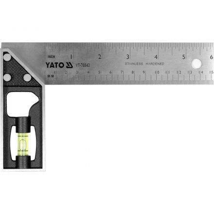 YATO Konštrukčný uholník z nehrdzavejúcej ocele 150 mm (YT-70843)