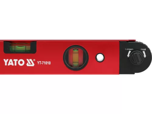 YATO elektronický digitálny uhlomer s vodováhou 400 mm, LCD displej (YT-71010)