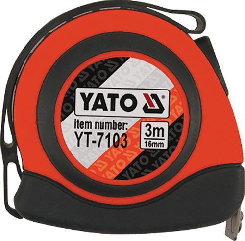 YATO Meter zvinovací 3 m x 16 mm autostop (YT-7103)