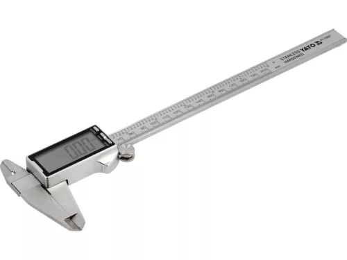 YATO digitálne posuvné meradlo 200 mm s veľkým 2,4" displejom (YT-72021)