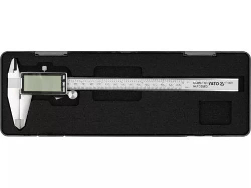 YATO digitálne posuvné meradlo 200 mm s veľkým 2,4" displejom (YT-72021)