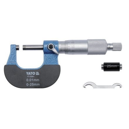 YATO Strmeňový mikrometer 25-50MM/0,01MM (YT-72301)