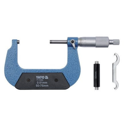 YATO MECHANICKÝ MIKROMETER 50-75MM/0,01MM (YT-72302)