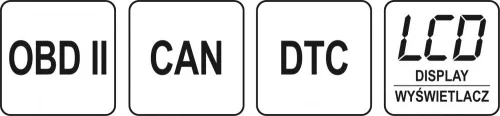 YATO Diagnostický tester OBD/EOBD (YT-72977)