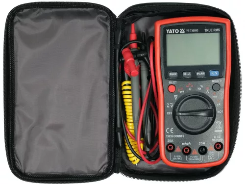 YATO DIGITÁLNY MULTIMETER TRUE RMS LCD 19999 (YT-730893)