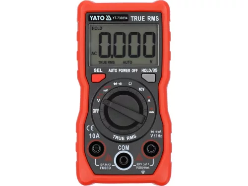 YATO DIGITÁLNY MULTIMETER TRUE RMS LCD 4000 (YT-730894)