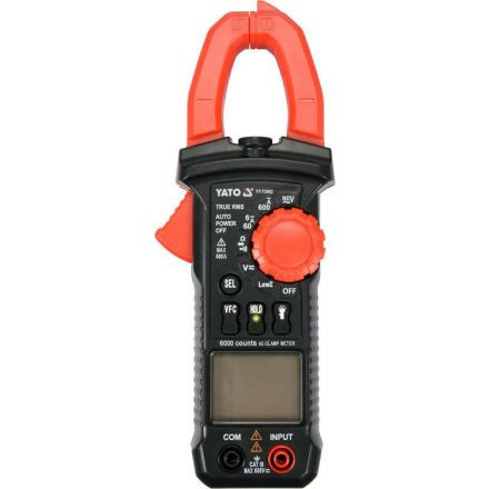 YATO kliešťový merač AC 0-600V, TRUE RMS + VFC + LowZ (YT-73092)
